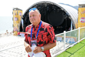 Chairman of the Organizing Committee of the Koktebel Jazz Party and Rossiya Segodnya Director General Dmitry Kiselev at the Koktebel Jazz Party festival in Crimea