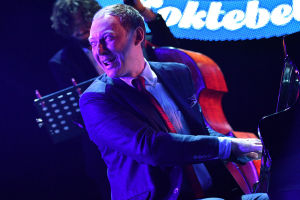 Pianist Yakov Okun performs at the Koktebel Jazz Party 2020 international music festival in Crimea