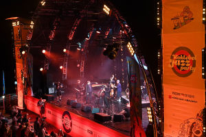 Singer and actor Igor Sklyar, jazz musician Sergei Golovnya and the Jazz Classic Community perform at the Koktebel Jazz Party 2020 international jazz festival in Crimea