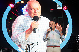 Chairman of the Koktebel Jazz Party (KJP) Organizing Committee and Director General of Rossiya Segodnya Dmitry Kiselev at the 17th Koktebel Jazz Party 2019 International Jazz Festival