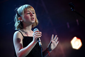 Singer Yaroslava Degtyaryova and pianist Daniil Kramer performing at the 17th Koktebel Jazz Party international festival